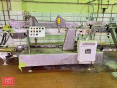 Meyer Case Sealer, Model: HMT-Mini, S/N: 73-8-25 with Nordson Glue Machine, Belt Conveyor and 180°