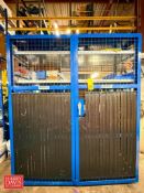 Denois Cage with Milwaukee Drills, Proto Electric Torque Wrench, Band Saws, Nail Gun, Broach Set