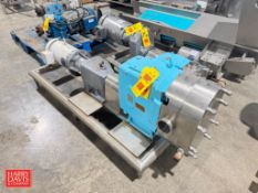 Waukesha Cherry-Burrell Positive Displacement Pump, Model: 180U2, S/N: 43377707: Mounted on S/S Base