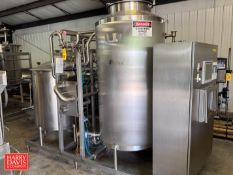 S/S Skid Mounted Blend System with 200 Gallon S/S Dome-Top Tank, 100 Gallon S/S Water Tank, Alfa