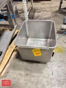 S/S Tub: Mounted on Casters