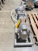 Waukesha Cherry-Burrell Positive Displacement Pump, Model: 060 U2, S/N: 1000002442708: Mounted on