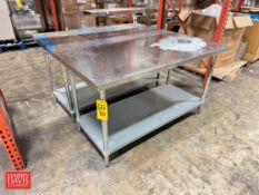 S/S Top Work Tables: 60