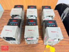 Allen-Bradley 3 HP PowerFlex 40 Variable-Frequency Drives, Series A, S/N: 22B-D6P0N140 (Location: