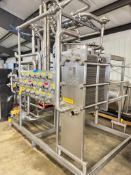 Dual Skid Mounted AGC S/S Plate Heat Exchanger, (1) 2015, Model: PRO25H, S/N: 2014339 with (1)