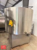 250 Gallon S/S Tank Chocolate Tank (Location: Export, PA)