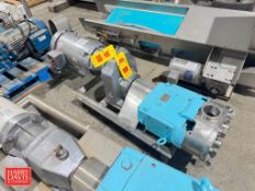 Waukesha Cherry-Burrell Positive Displacement Pump, Model: 130U1, S/N: 1000002628939: Mounted on S/S
