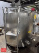 Walker 500 Gallon S/S Dome-Top Processor, Model: PZ-ST, S/N: 401 with Bottom Sweep Agitator and