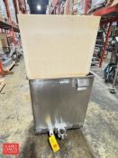 Sherping S/S Tank with Plastic Hopper: Mounted on Casters