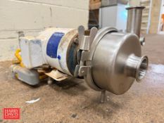 Thomsen Centrifugal Pump, Model: 668220A with 1 HP 1,740 RPM Motor