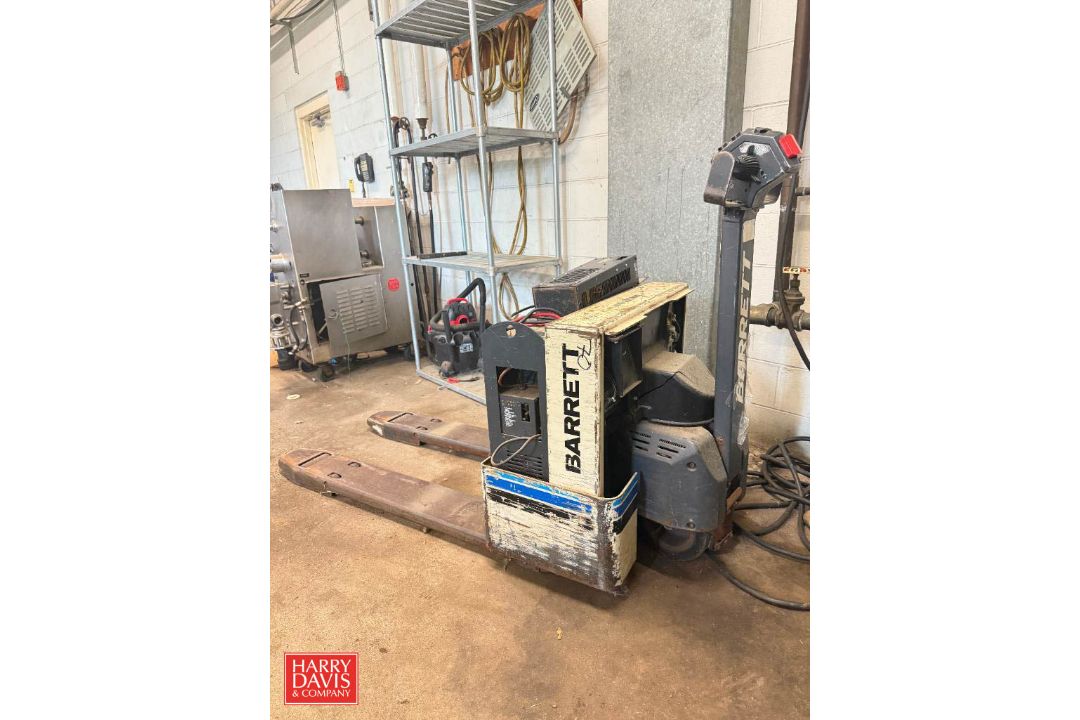 Barrett 4,500 Capacity Electric Pallet Jack, Model: EWP40, S/N: 56-11640 - Image 1 of 3