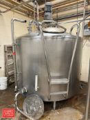 Mueller 600 Gallon Jacketed Dome-Top, Vat Pasteurizer, Model: PCP, S/N: D-30644-2 with Wide Sweep