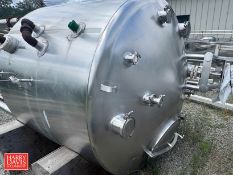 Feldmeier 1,000 Gallon S/S Dome-Top, Dish-Bottom Processor, S/N: E-679-01 (Location: Export, PA)
