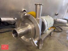 Fristam Centrifugal Pump Model FRP731 with Baldor 1.5 HP 1,755 RPM Motor (Location: Export, PA)