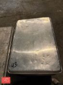Baking Trays: 25.5 x 17.5”