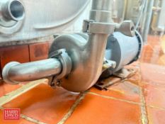 Tri-Clover Centrifugal Pump, Model: C114MD56T-S with .5 HP 1,750 RPM Motor: Mounted on Base (