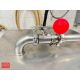 (35) 1.5" S/S Tri-Clamp Elbows, (85) 1.5" Clamps, (1) 2-way 1.5" Manual Plug Valve, (3) 3-way 1.5" - Image 4 of 8