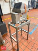 Sartorius Metal Detectors, Model: S27,5X12,5, S/N: Vistus-31937094