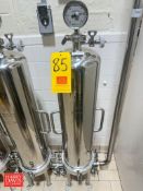 Shelco S/S Water Filter with Pressure Gauge, S/N: 172556-05