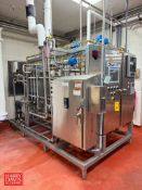 GEA Skid-Mounted Cream HTST, Including: GEA S/S Framed 3-Zone Plate Heat Exchanger, Model: NT50MSYLS