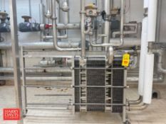 APV S/S Frame 3-Zone Plate Heat Exchanger, Model: SR2R-123, S/N: 20053003001001