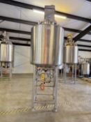 Feldmeier 400 Gallon S/S Dome-Top, Dish-Bottom Mix Tank, S/N: E-0101-09 with Bottom Steam Injection