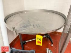 S/S Rotary Accumulation Table: 48