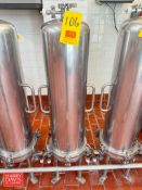 Shelco S/S Filter with Pressure Gauge, Model: SSFH35B22615TL25, S/N: 172556-11