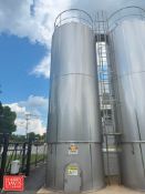Prominox 10,000 Gallon Vertical Insulated All S/S Silo, Model: NTIJ, S/N: 31573
