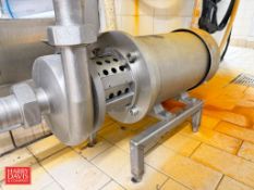 APV S/S Centrifugal Pump with 5 HP 3,500 RPM Motor: Mounted on S/S Base