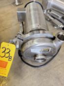 Waukesha Cherry-Burrell Centrifugal Pump with Baldor S/S Clad 3 HP 3,470 RPM Motor with S/S Clad