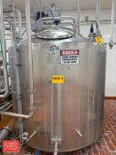 2005 Walker 800 Gallon Dome-Top, Slope-Bottom S/S Jacketed Processor, Model: PZ, S/N: SPG-49806-2