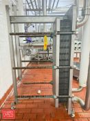APV S/S Frame Plate Heat Exchanger, Model: N35R-10, S/N: 2005303000200