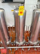 Shelco S/S Filter with Pressure Gauge, Model: SSFH35B22615TL25, S/N: 172556-12