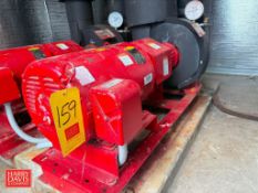 Bell & Gossett Size: 1510 Pump, S/N: CZ91936-02L91 (260 GPM) and Centrifugal Glycol Transfer Pump