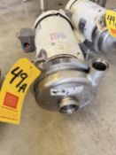 Waukesha Cherry-Burrell Centrifugal Pump with Baldor S/S Clad 5 HP 3,500 RPM Motor (Location: Export