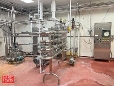 25 GPM Cream HTST System, Including: APV 3-Zone Plate Heat Exchanger, Model: SR310, S/N: 25945, 40