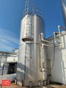 2014 Walker 8,000 Gallon 316L S/S Jacketed Silo, Model: VSHT, S/N: WEP-114849 with Vertical