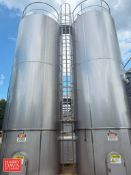 S/S Ladder with Safety Cage (Sized for Lots 89 & 90)