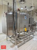 Ecolab 2-Tank Skid-Mounted CIP System, Including: Alfa Laval 10 HP 3,520 RPM Motor, Centrifugal