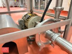 Fristam Centrifugal Pump, Model: FPX732-135, S/N: FPX7320513826 with Baldor 5 HP 3,450 RPM Motor