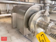 Fristam Centrifugal Pump, S/N: FPX35310500939 with 7.5 HP 3,500 RPM Motor: Mounted on Stainless Base