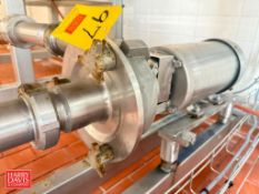 Fristam Centrifugal Pump, S/N: FPX35210500941 with 2 HP 1,750 RPM Motor