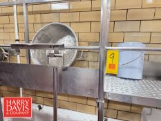 S/S Platform with Stairs and Railing: 232” Length x 18” Width x 45” Height