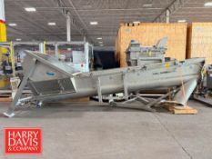 2019 Karl Schnell Forderschnecke 500 Incline Auger Conveyor: 24' Length x 4' Width x 26'' Height, Mo