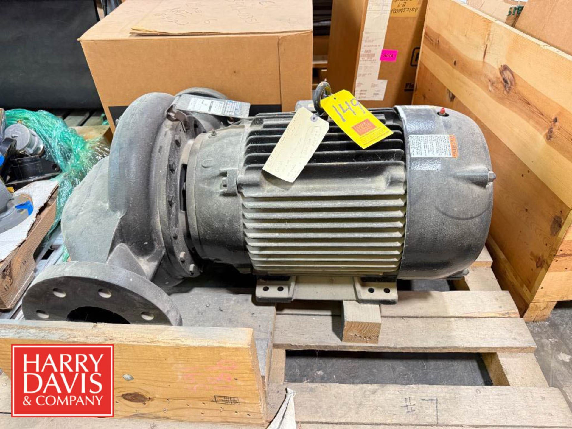 Goulds Pump, Model: 5X13.5, S/N: C271458-01L81 with Baldor 40 HP Motor (Location: St. Louis, MO)