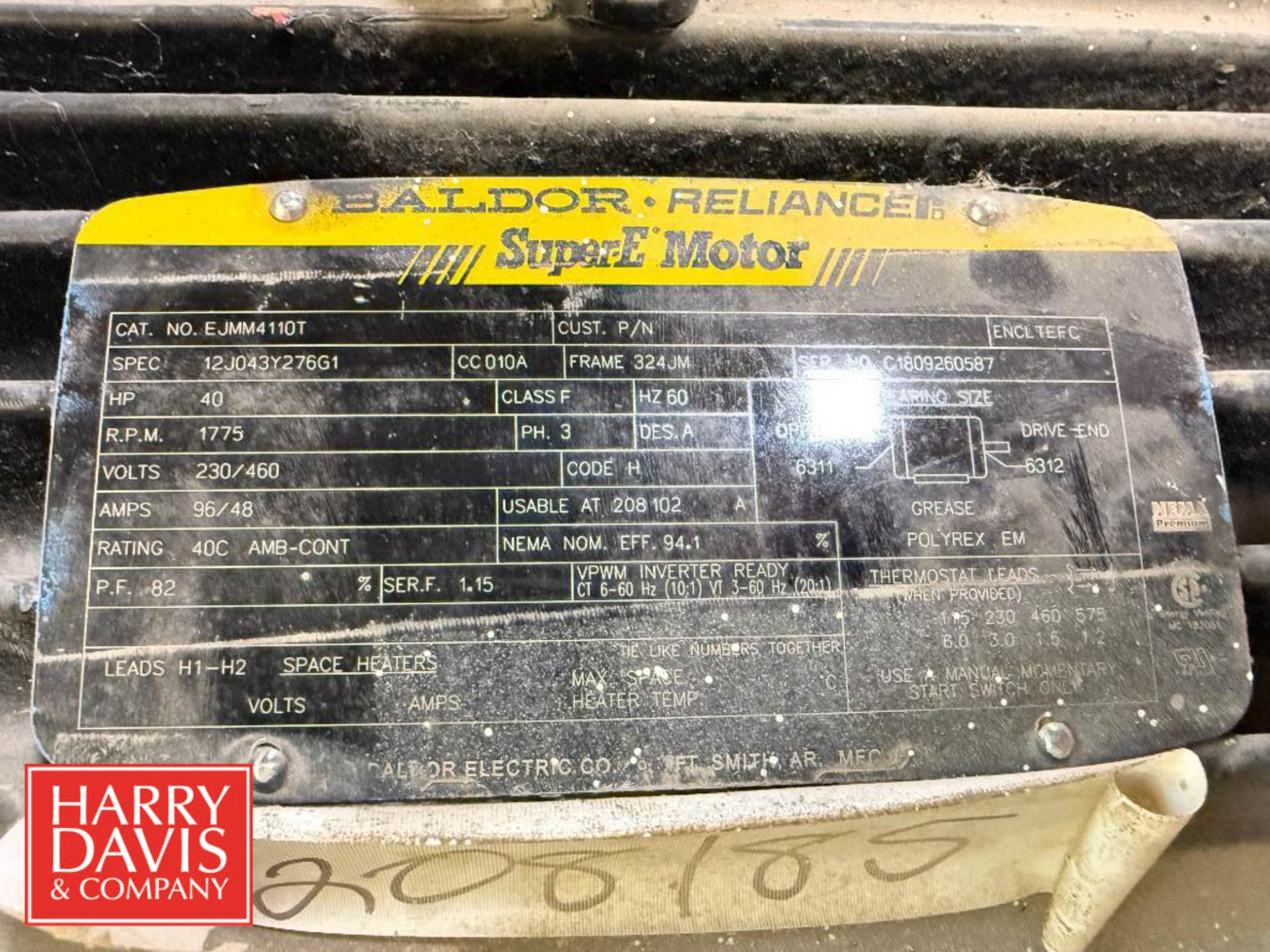 Goulds Pump, Model: 5X13.5, S/N: C271458-02 with Baldor 40 HP Motor (Location: St. Louis, MO) - Image 4 of 4