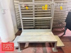 S/S Platform: 6’ x 2’ x 16” Height