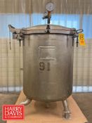95 Gallon Pressure Tank, S/N: 75JC-2152-1