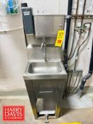 S/S Foot Operated Hand Wash Sink